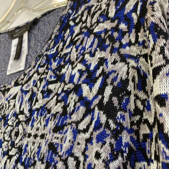 BCBGMAXAZRIA Silk Blend Abstract Printed Dress - Picture 3 of 5